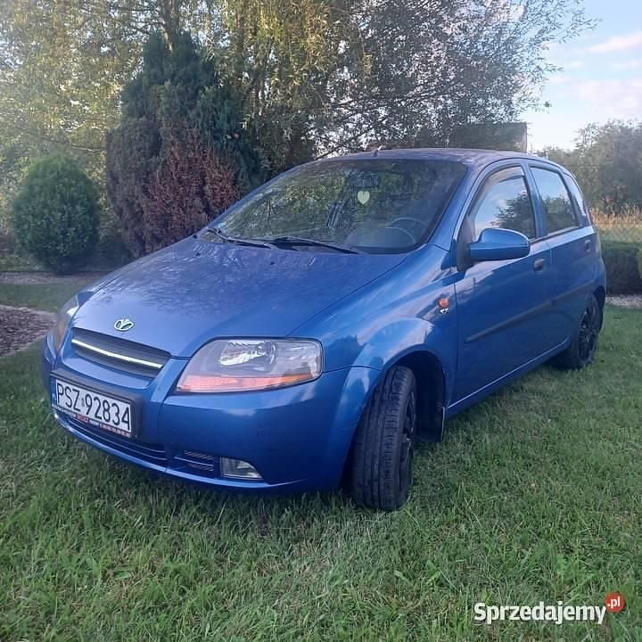 Niebieski Używany 2004 Chevrolet Kalos Hatchback | 4800 zł (Drogi) - Obraz 1/4