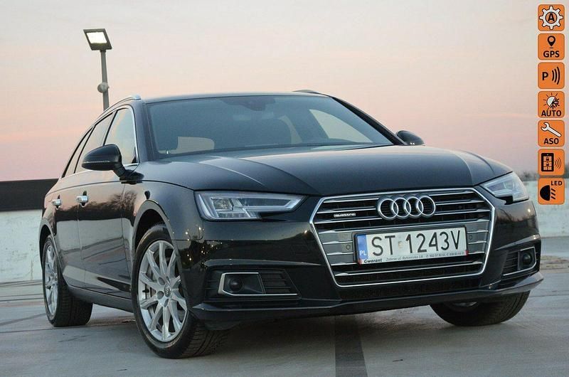 Używany Audi A4 2018 Czarny Kombi