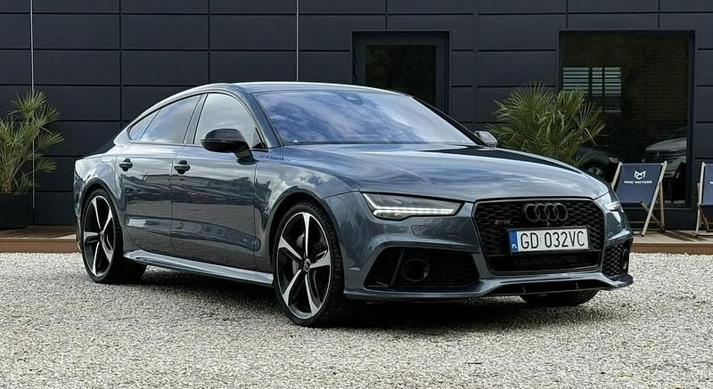 Szary (metalik) Używany 2016 Audi RS7 Hatchback | 199 800 zł - Obraz 1/3