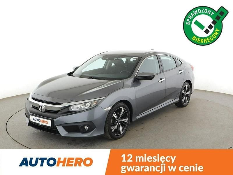 Używany Honda Civic 182 KM (133 kW) 2017 Szary Sedan/Limuzyna