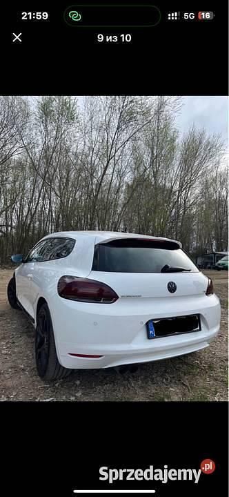 Biały Używany 2008 VW Scirocco Coupe | 21 000 zł (Uczciwa cena) - Obraz 1/4
