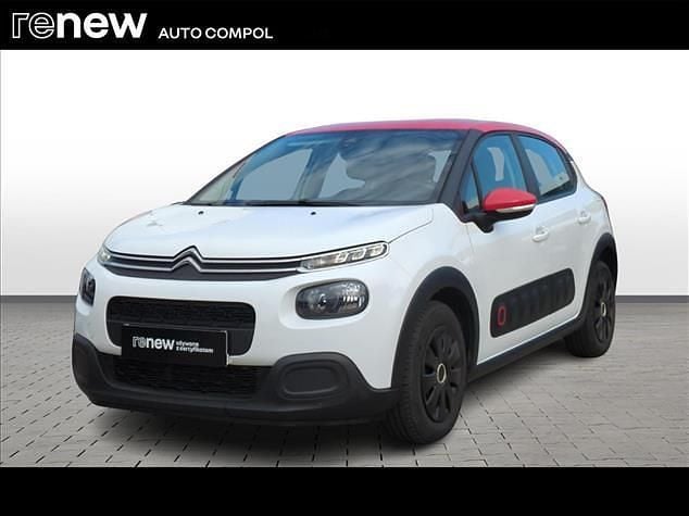 Biały Używany 2018 Citroën C3 Feel Hatchback | 36 900 zł (Uczciwa cena) - Obraz 1/4