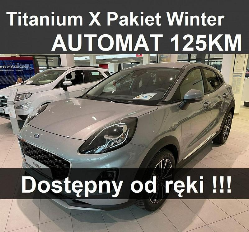 Srebrny (metalik) Używany 2023 Ford Puma Gen-E SUV | 95 000 zł - Obraz 1/4