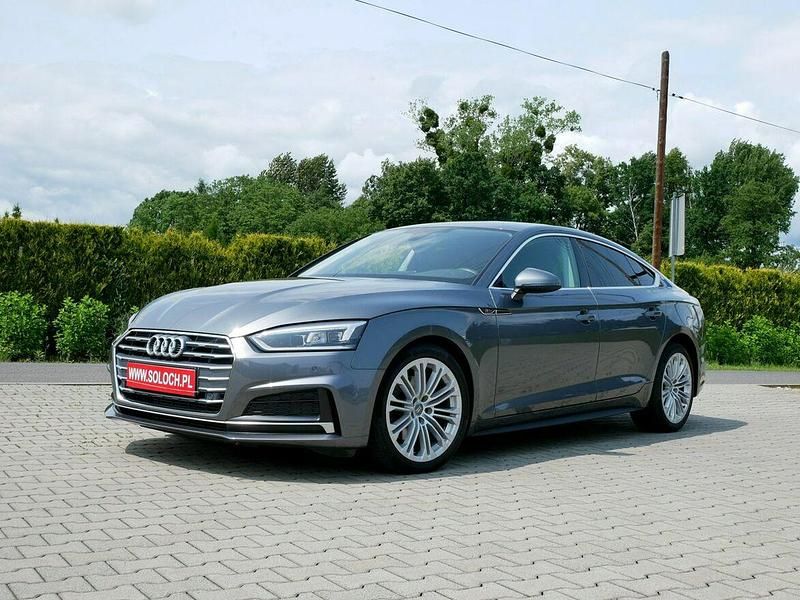 Szary Używany 2019 Audi A5 Sportback S-Line Sedan/Limuzyna | 125 900 zł - Obraz 1/4