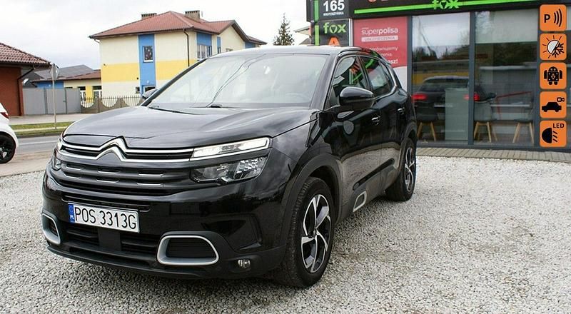 Czarny (metalik) Używany 2019 Citroën C5 Aircross SUV | 59 700 zł (Uczciwa cena) - Obraz 1/4