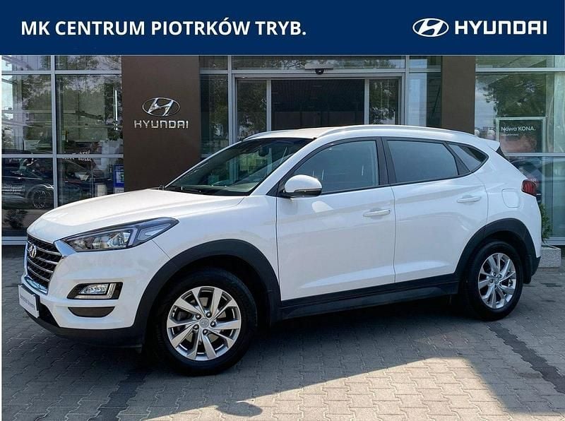 Biały Używany 2019 Hyundai Tucson SUV | 79 900 zł (Uczciwa cena) - Obraz 1/4