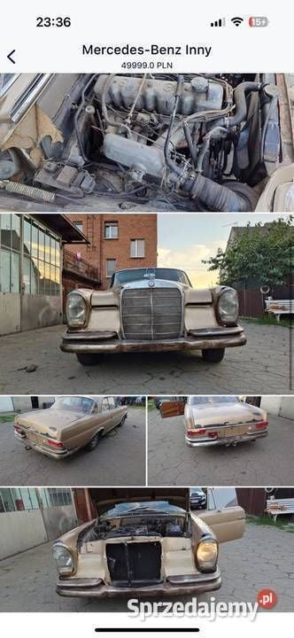 Używany 1960 Mercedes W111 Coupe | 35 000 zł - Obraz 1/3
