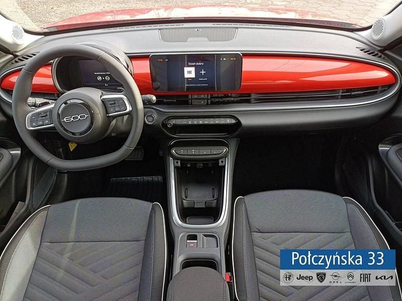 Nowe Fiat 600 110 KM (80 kW) 2025 Pomarańczowy (metalik) Hatchback