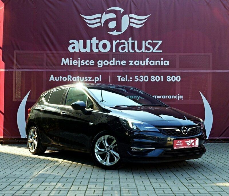 Czarny Używany 2021 Opel Astra Hatchback | 56 900 zł (Uczciwa cena) - Obraz 1/4