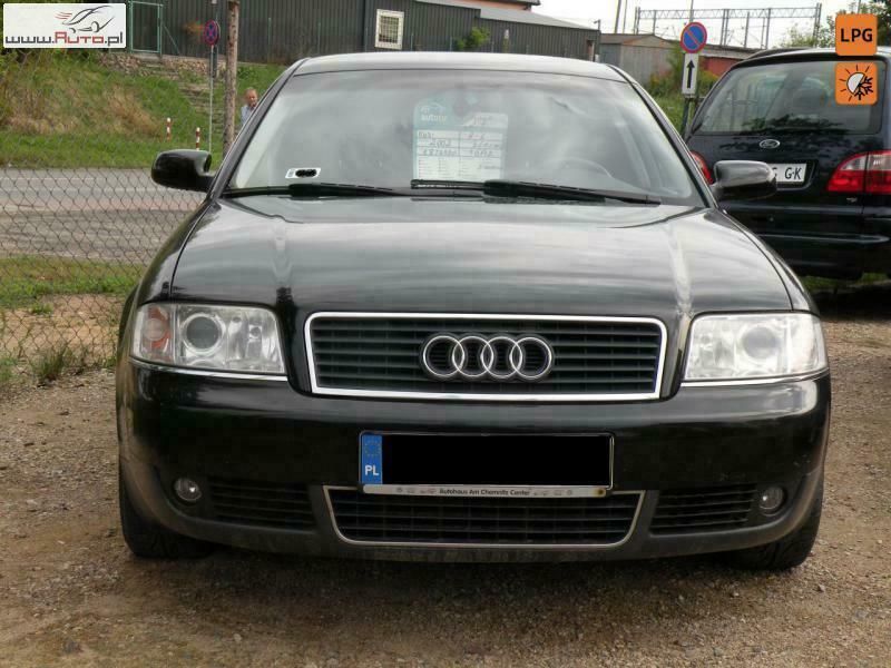 Czarny (metalik, perła) Używany 2002 Audi A6 Sedan/Limuzyna | 18 300 zł - Obraz 1/4