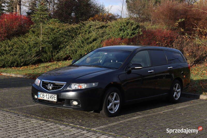 Czarny Używany 2004 Honda Accord Kombi | 10 300 zł (Drogi) - Obraz 1/4