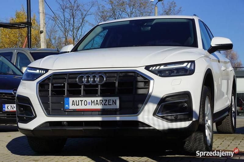 Biały Używany 2020 Audi Q5 SUV | 129 700 zł (Drogi) - Obraz 1/4