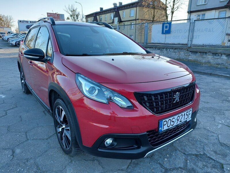 Używany Peugeot 2008 110 KM (80 kW) 2016 Bordowy SUV