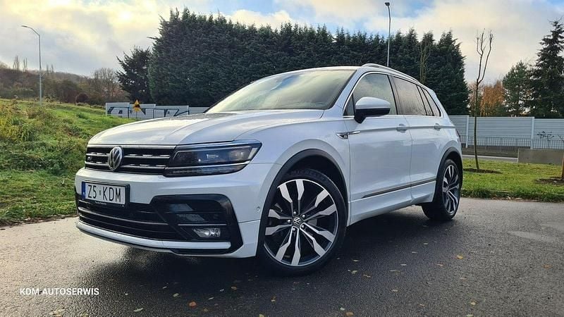 Biały Używany 2018 VW Tiguan SUV | 102 000 zł (Drogi) - Obraz 1/4