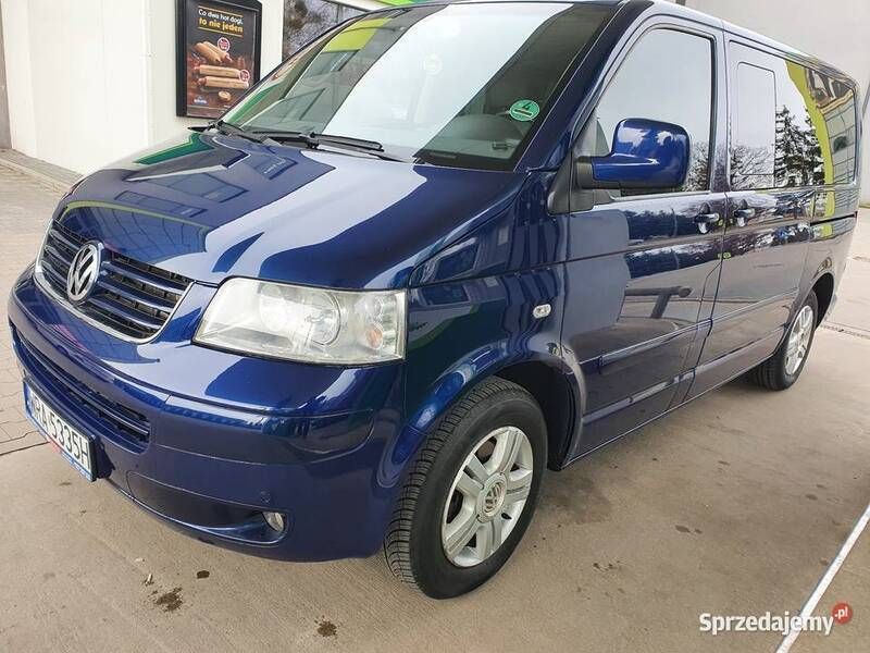 Niebieski Używany 2006 VW T5 Van | 56 000 zł - Obraz 1/4