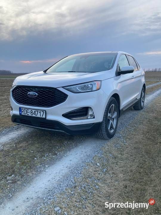 Biały Używany 2019 Ford Edge SEL SUV | 86 000 zł (Uczciwa cena) - Obraz 1/4