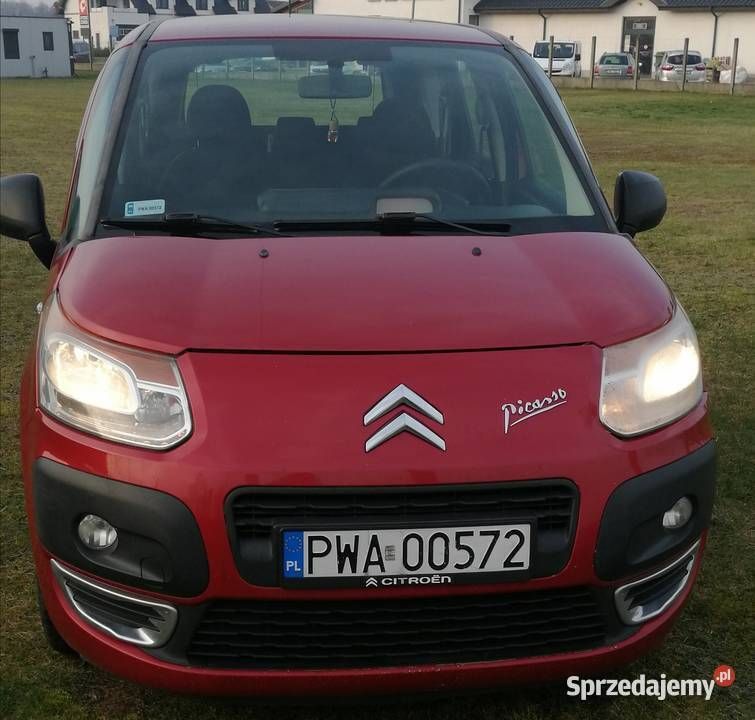 Czerwony Używany 2011 Citroën C3 Picasso Minivan | 7999 zł (Super Cena) - Obraz 1/4