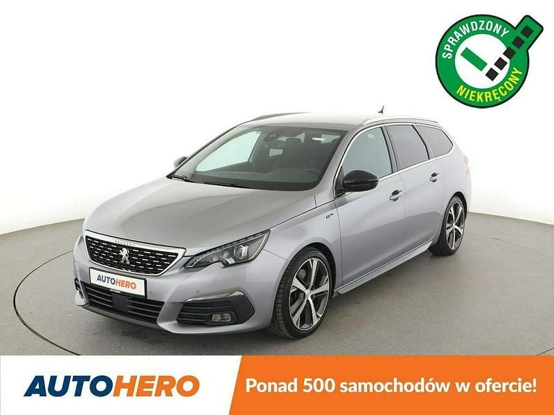 Szary Używany 2018 Peugeot 308 Kombi | 48 700 zł (Uczciwa cena) - Obraz 1/3