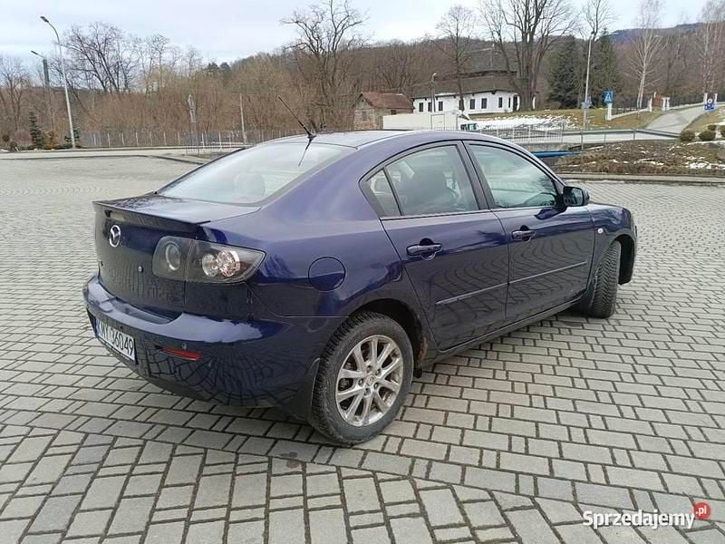 Używany Mazda 3 2008 Granatowy Sedan/Limuzyna