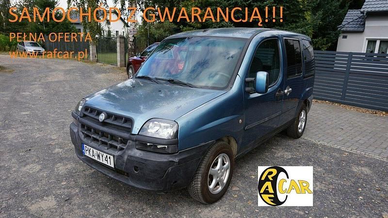 Niebieski Używany 2001 Fiat Doblò Minivan | 2999 zł (Uczciwa cena) - Obraz 1/4