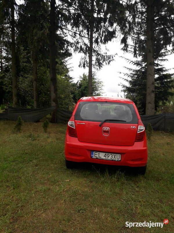 Czerwony Używany 2013 Hyundai i10 Hatchback | 20 000 zł (Uczciwa cena) - Obraz 1/3