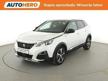 Biały Używany 2018 Peugeot 3008 GT-line SUV | 78 700 zł (Dość drogi) - Obraz 1/3