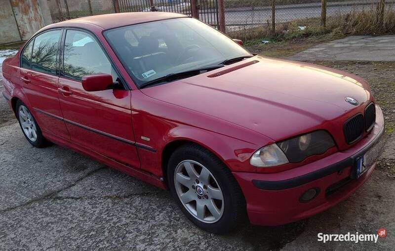 Czerwony Używany 2000 BMW 316 Sport Line Sedan/Limuzyna | 8900 zł (Uczciwa cena) - Obraz 1/4