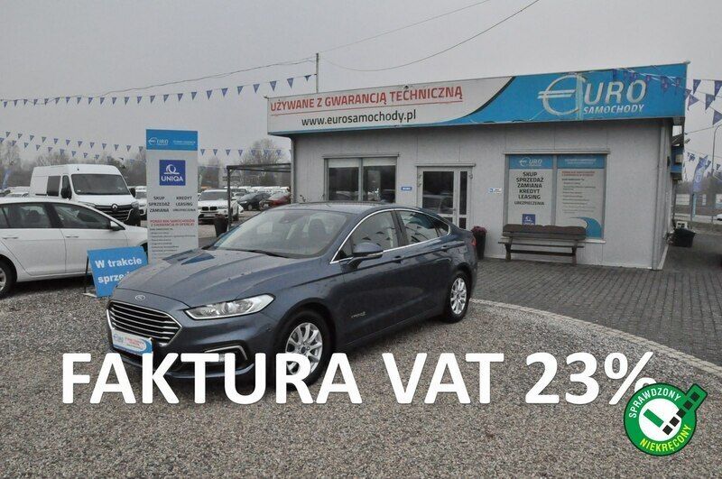 Niebieski ciemny (metalik) Używany 2020 Ford Mondeo Sedan/Limuzyna | 60 081 zł (Super Cena) - Obraz 1/4