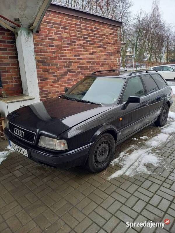 Czarny Używany 1993 Audi 80 Kombi | 5500 zł - Obraz 1/4