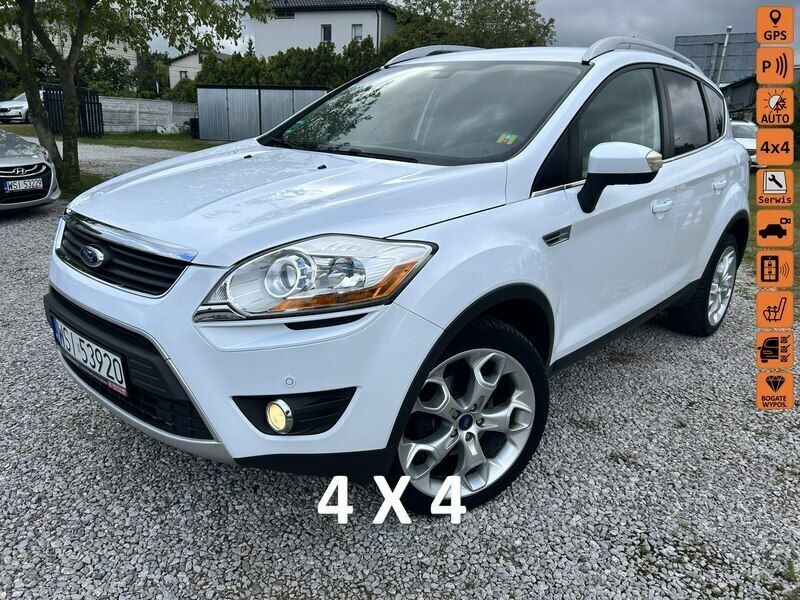 Biały Używany 2011 Ford Kuga Titanium SUV | 31 900 zł (Uczciwa cena) - Obraz 1/4