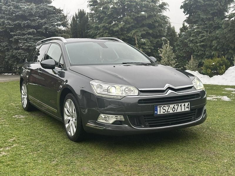 Niebieski Używany 2015 Citroën C5 Kombi | 34 900 zł (Dość drogi) - Obraz 1/4