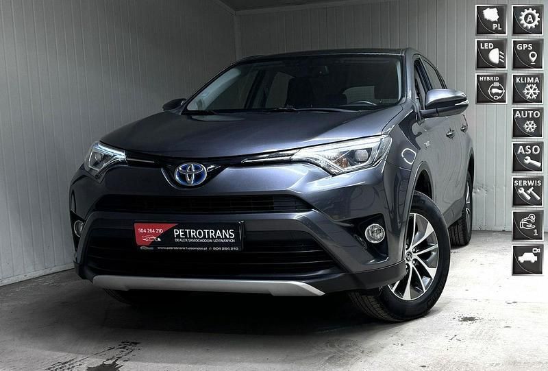 Szary Używany 2016 Toyota RAV4 Hybrid SUV | 69 900 zł (Uczciwa cena) - Obraz 1/4