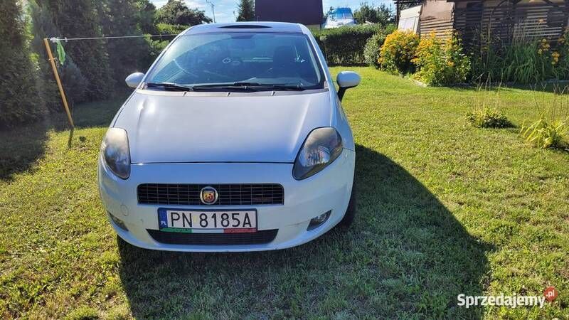 Biały Używany 2009 Fiat Grande Punto Abarth Hatchback | 10 500 zł (Dość drogi) - Obraz 1/4