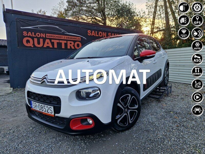 Biały Używany 2018 Citroën C3 Hatchback | 42 900 zł (Uczciwa cena) - Obraz 1/4