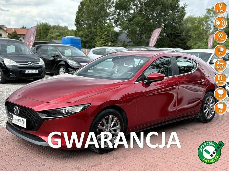 Bordowy (metalik) Używany 2019 Mazda 3 Hatchback | 83 800 zł (Drogi) - Obraz 1/4