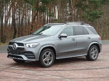 Szary Używany 2019 Mercedes GLE300 AMG SUV | 282 900 zł - Obraz 1/4