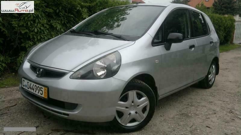 Srebrny (metalik) Używany 2004 Honda Jazz Hatchback | 13 900 zł - Obraz 1/4