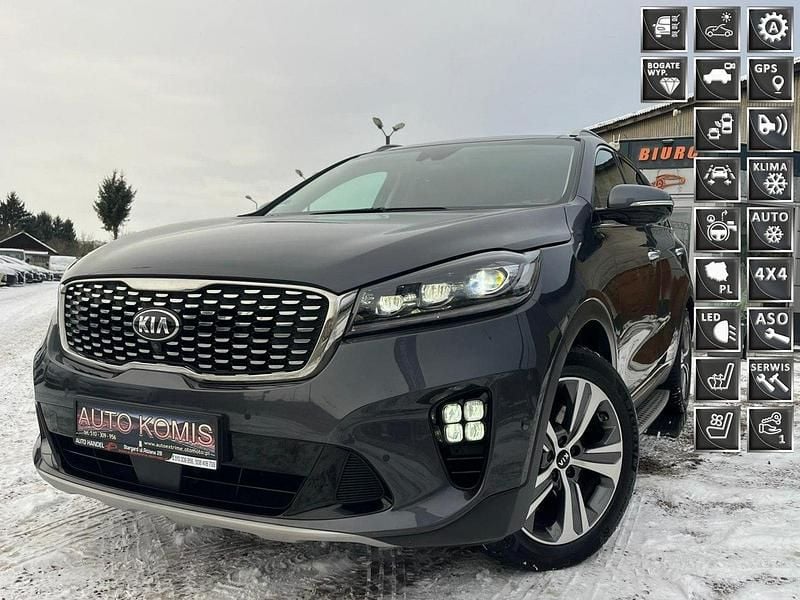 Szary (metalik) Używany 2019 Kia Sorento SUV | 85 900 zł (Super Cena) - Obraz 1/4