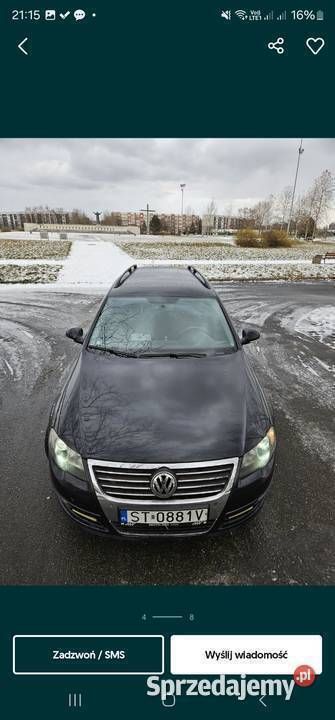 Czarny Używany 2007 VW Passat Kombi | 10 000 zł (Uczciwa cena) - Obraz 1/4