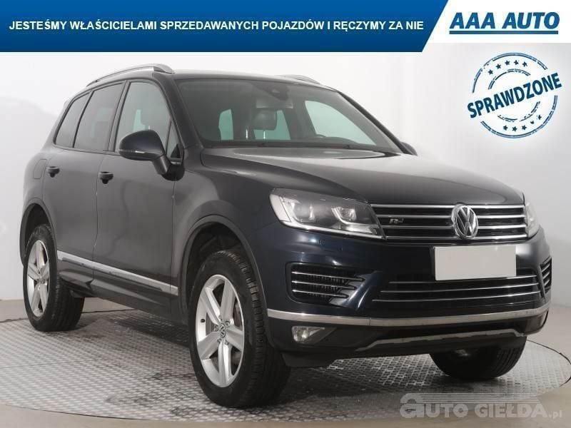 Błękitny Używany 2016 VW Touareg SUV | 91 999 zł (Super Cena) - Obraz 1/4