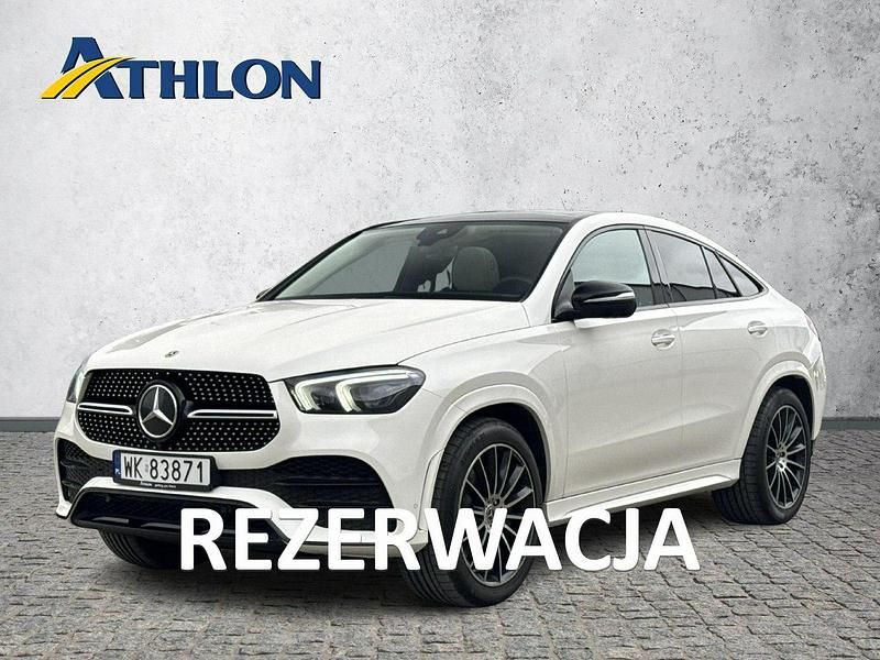 Biały (metalik) Używany 2022 Mercedes GLE400 SUV | 343 700 zł - Obraz 1/4