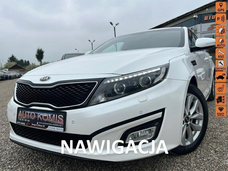 Biały Używany 2014 Kia Optima 2 Sedan/Limuzyna | 43 500 zł - Obraz 1/4
