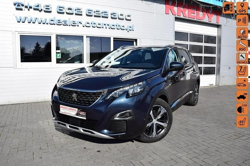 Używany Peugeot 5008 130 KM (95 kW) 2018 Granatowy Minivan
