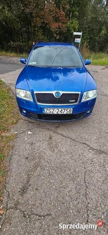 Niebieski Używany 2007 Skoda Octavia vRS Kombi | 14 900 zł (Uczciwa cena) - Obraz 1/4