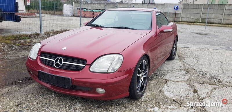 Czerwony Używany 1999 Mercedes SLK230 Kabriolet | 7500 zł - Obraz 1/4