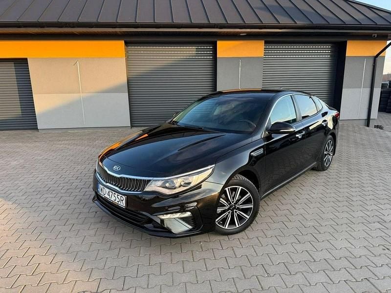 Czarny Używany 2018 Kia Optima Sedan/Limuzyna | 55 900 zł (Dość drogi) - Obraz 1/4