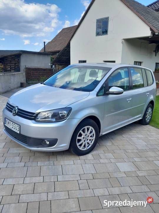 Srebrny Używany 2011 VW Touran Minivan | 24 500 zł (Dobra cena) - Obraz 1/4