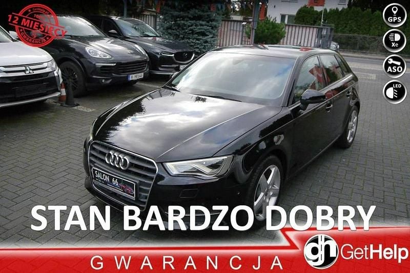 Czarny Używany 2016 Audi A3 Sportback Hatchback | 47 800 zł - Obraz 1/4
