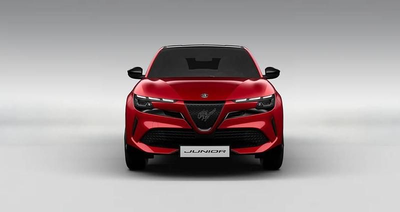 Nowe Alfa Romeo Junior Edizione Speciale 145 KM (106 kW) 2025 Lakier specjalny czerwony z czarnym dachem brera SUV