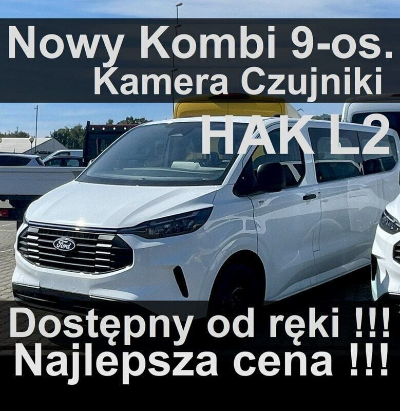 Biały Nowe 2025 Ford Transit Custom Trend Sedan/Limuzyna | 161 130 zł - Obraz 1/3